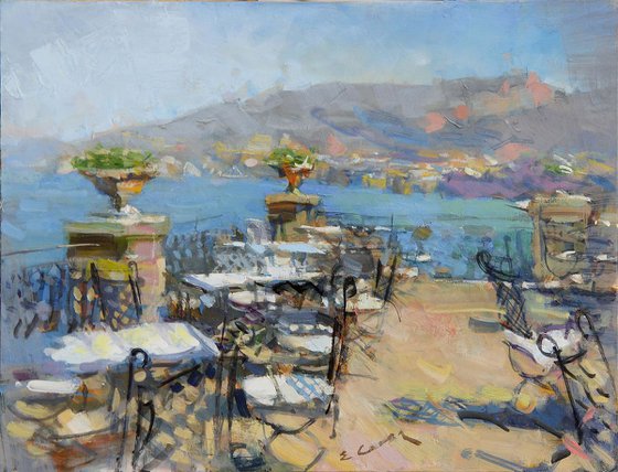 Oil Painting on Canvas "Mediterranean Сoast"