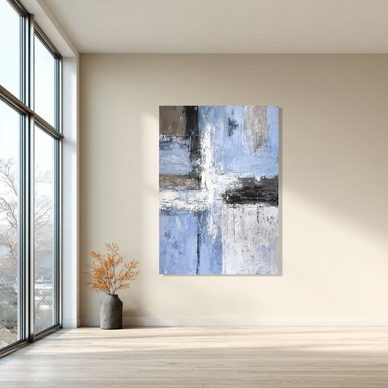 Still Point of Light. cool blue textures