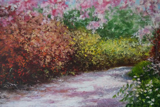 Impressionist painting - Spring Motives