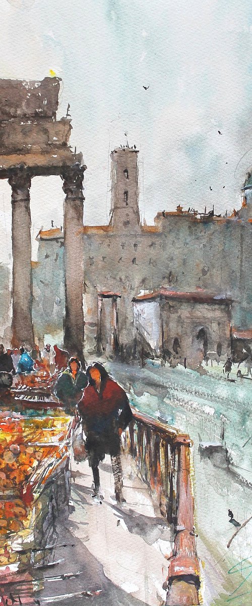 Street Market in Roma by Maximilian Damico