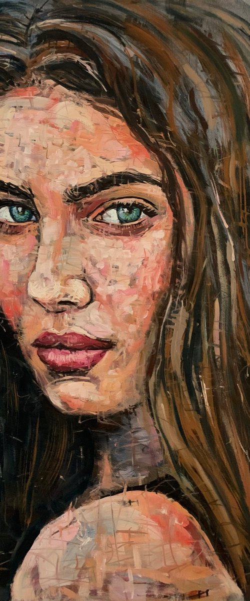 Beautiful woman portrait by Emmanouil Nanouris