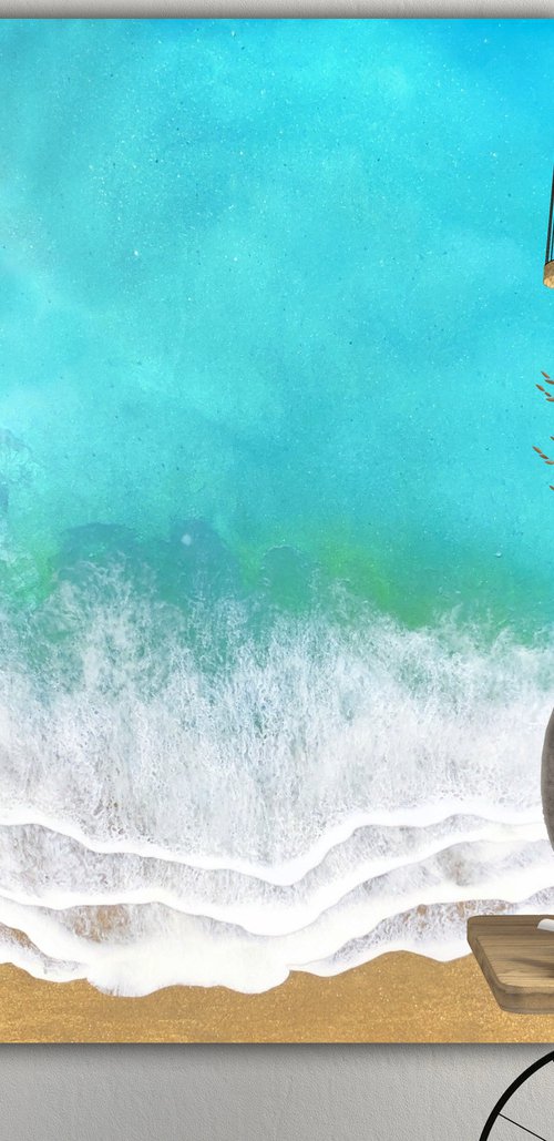 Feel me now - ocean waves seascape by Ana Hefco