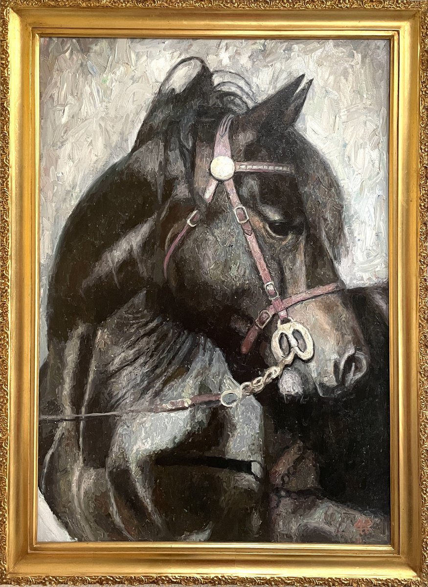 Horse Portrait By Andres Portillo, 33 X 44, Artwork For Sale On Artfinder