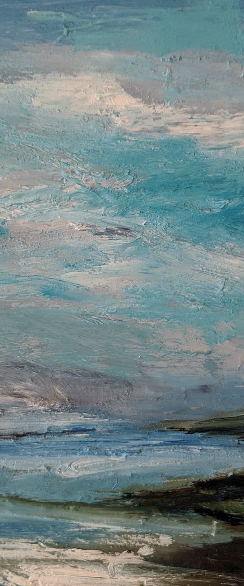 Abstract seascape #14 by Jo Earl