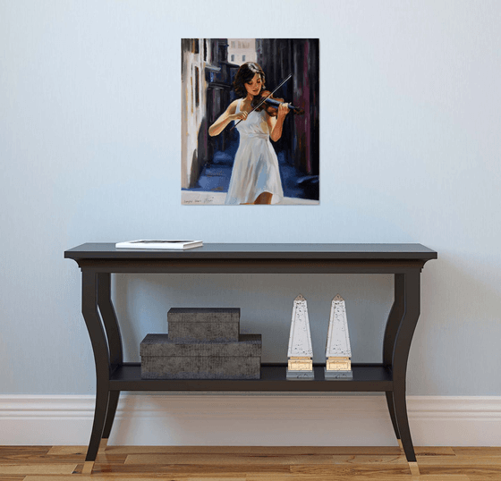 The violin player