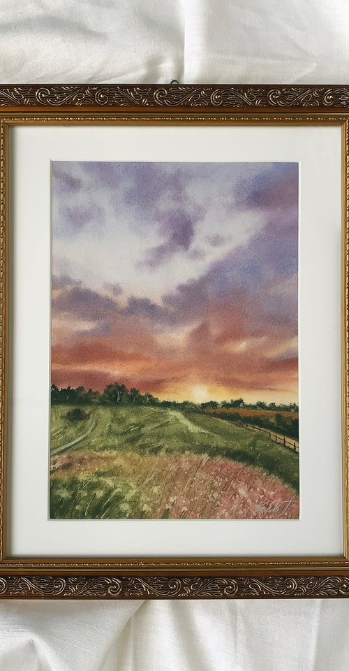 Serene sunset by Tetiana Koda