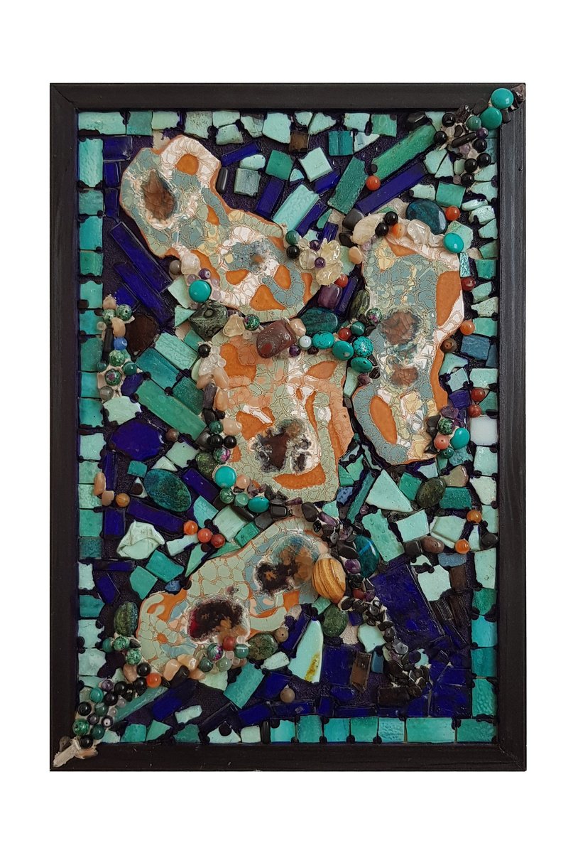 Abstract Relief By Ognyan Hristov, 14 X 20", "Fragment - S07", Original Artwork