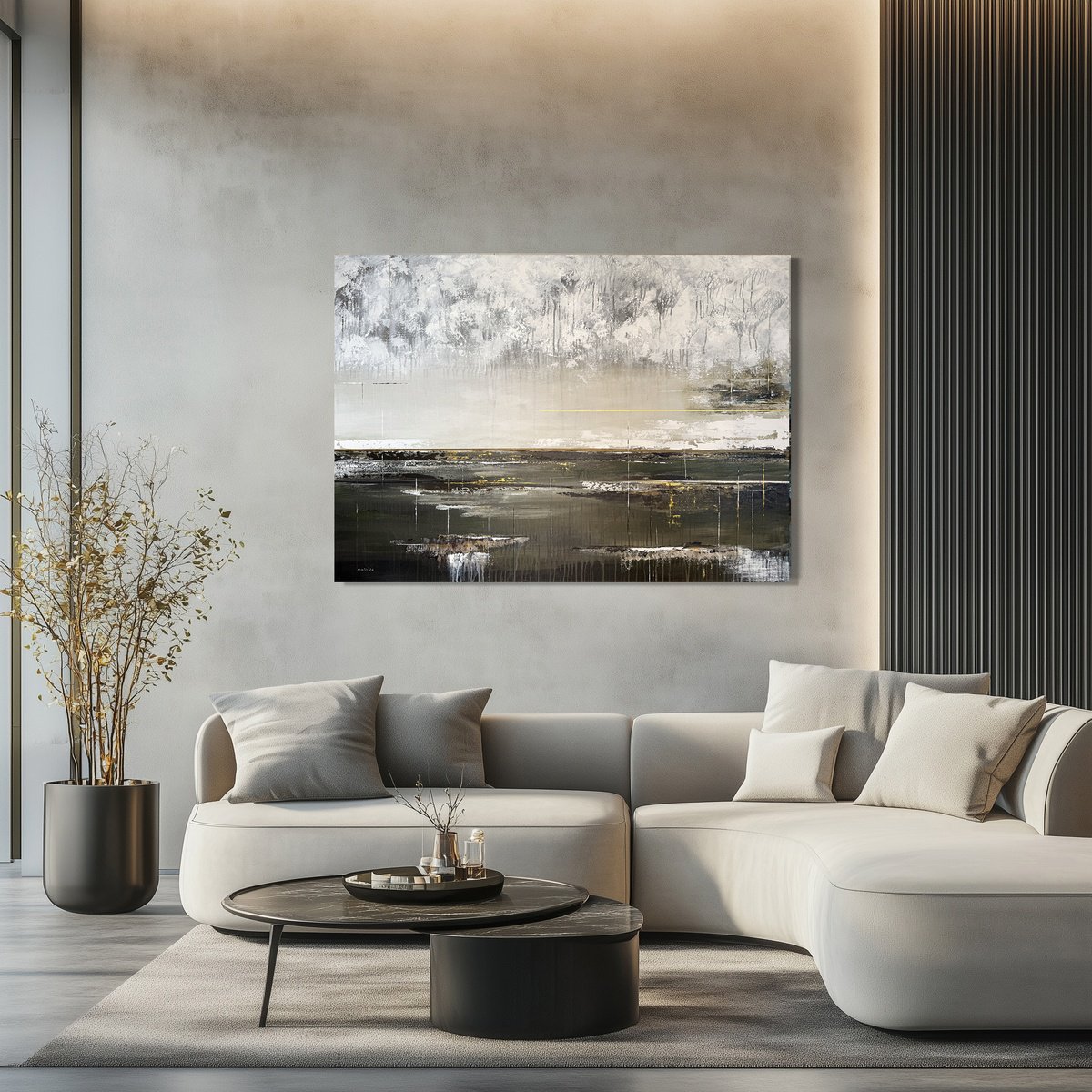 Quiet Depths In Motion By Tatiana Malinovscaia, 47 X 33, Artwork For Sale On Artfinder