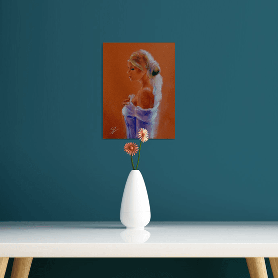 Portrait in Orange