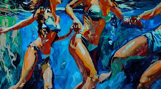 The trace of the dance
