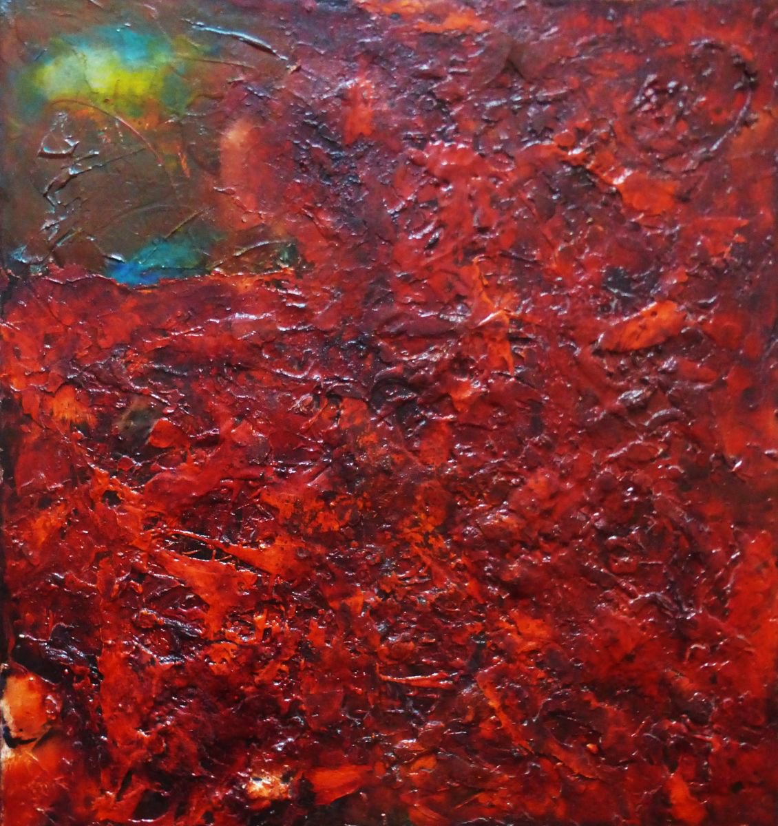 Abstract painting. 95x90cm by Nikolai Gritsanchuk