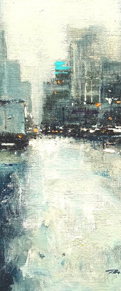 "matin de neige à Brooklyn" N° 2133 by Philippe PERENNOU