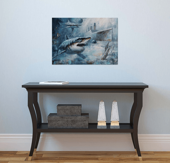 Оптимистический пейзаж 2D.