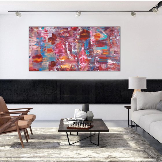"Scorpion sting" Abstract Painting 2103 XXXL art, large acrylic painting, contemporary art, home decor office art,