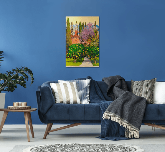 Park with Lemon Trees