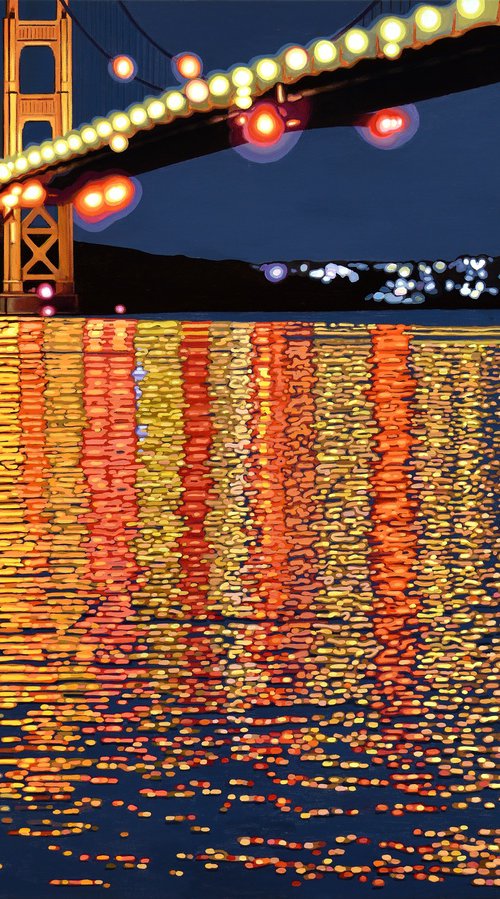 Golden Gate Bridge Nocturne #2 by Alex Nizovsky