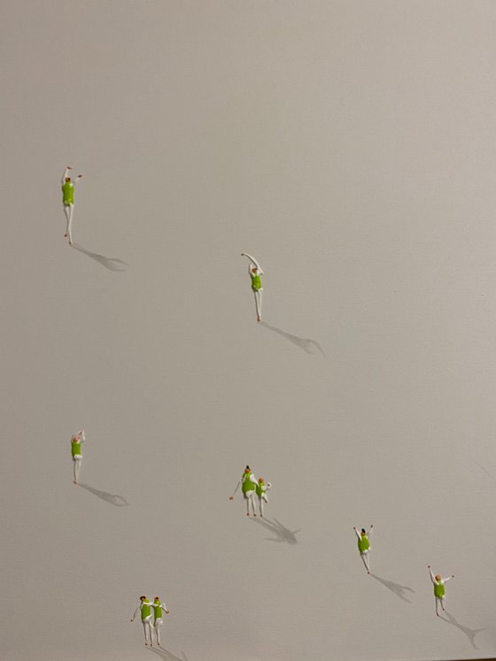 Action.3D Freedom People . Eka Peradze Art.
