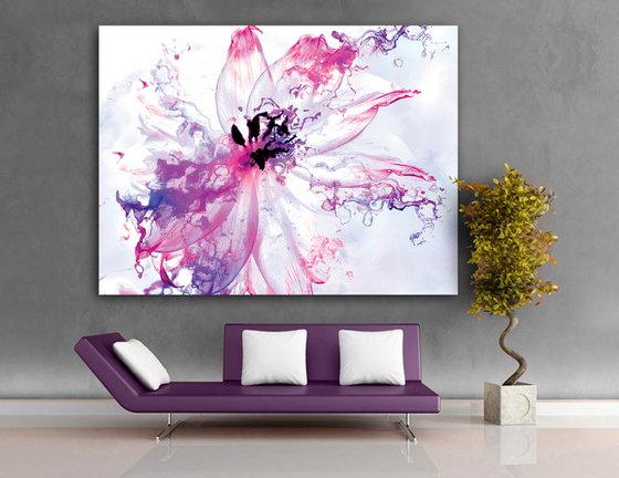 Flores al viento /XL large original artwork