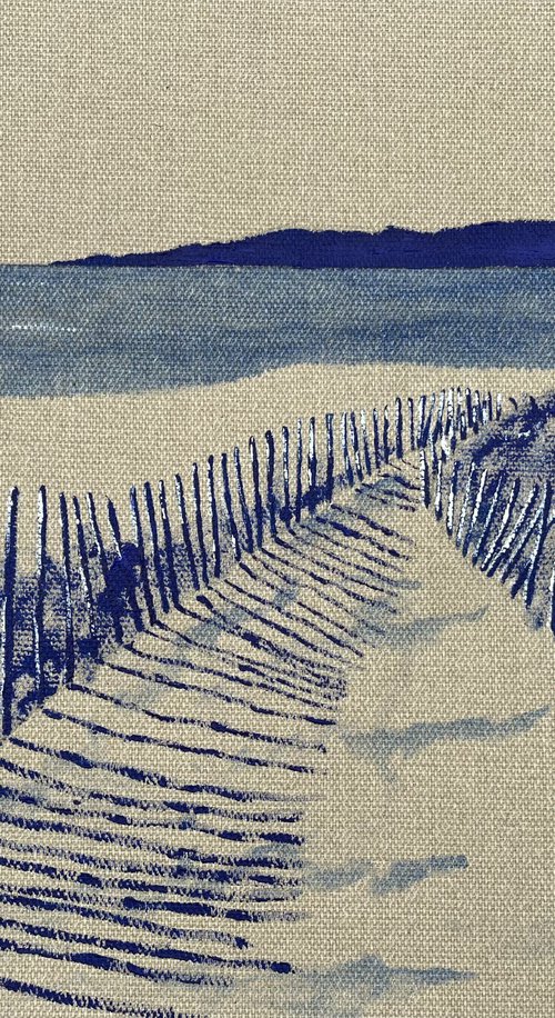 Ganivelles linen by Cadiou Frederic
