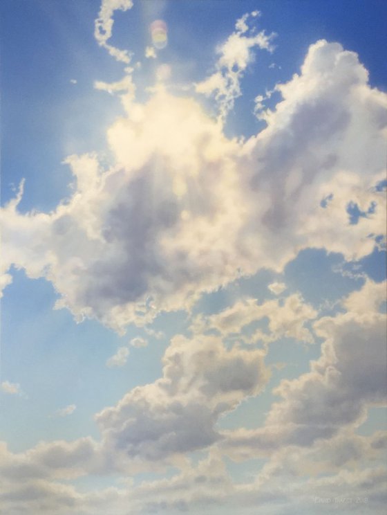 Summer Sun with Cloud (86 x 114cm)