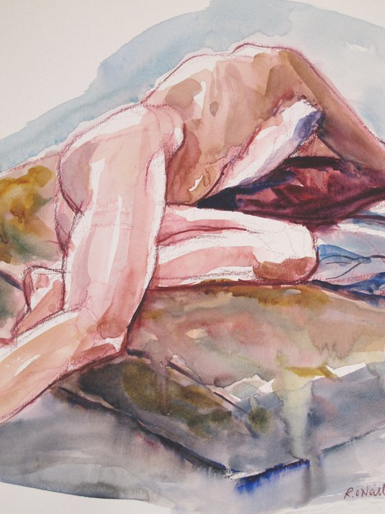 Reclining female nude