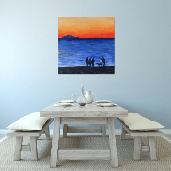 Sunset on the beach