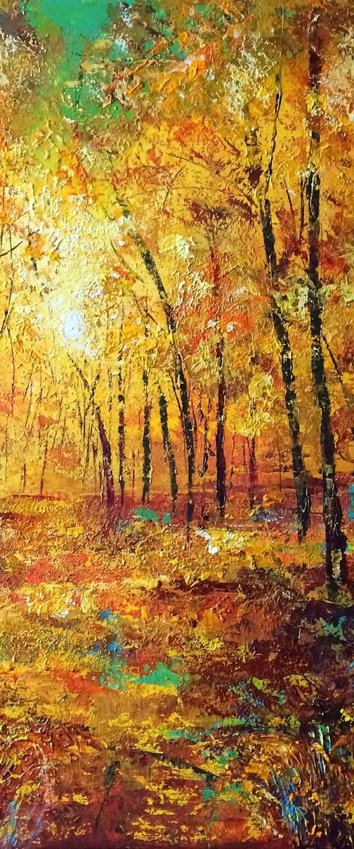 Autumn Forest by Colette Baumback