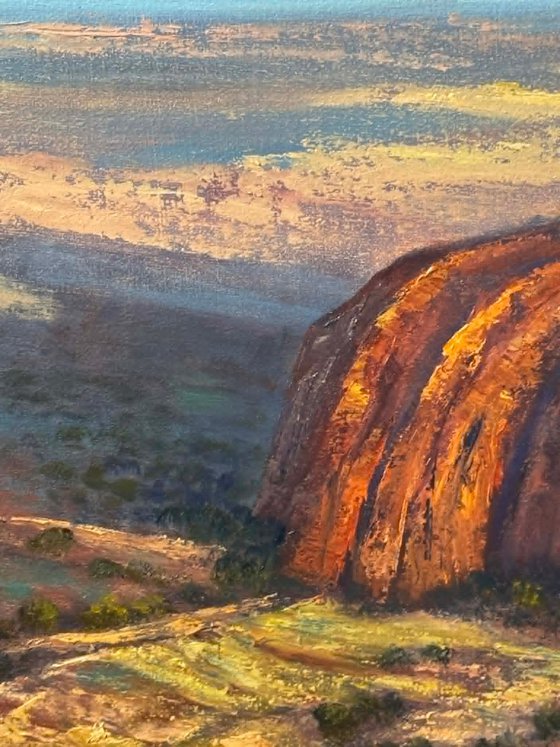 Sunset on Uluru