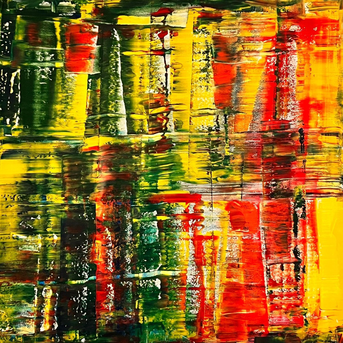  Autumn Expression By Shabs Beigh, 40 X 40, Artwork For Sale On Artfinder