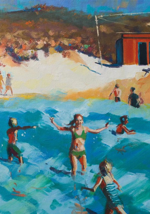 The sea in July by Joe Mcdonald