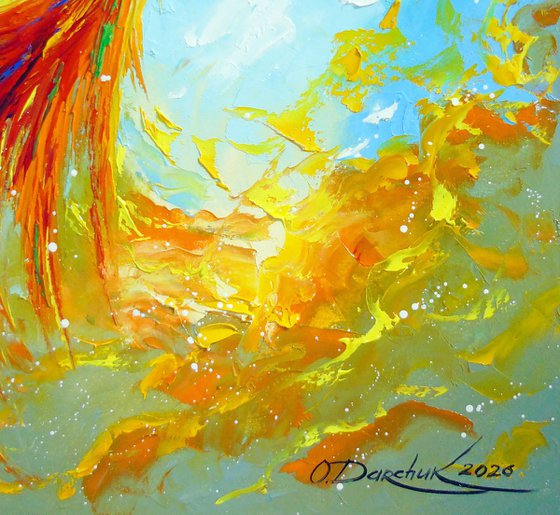 Phoenix. A Moment of Rebirth