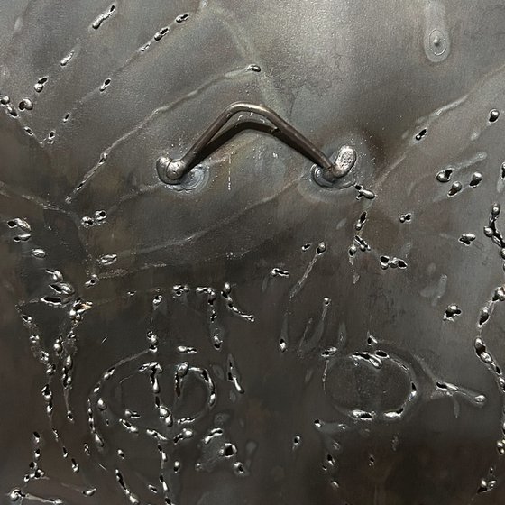 Wall sculpture - Cat Harlequin