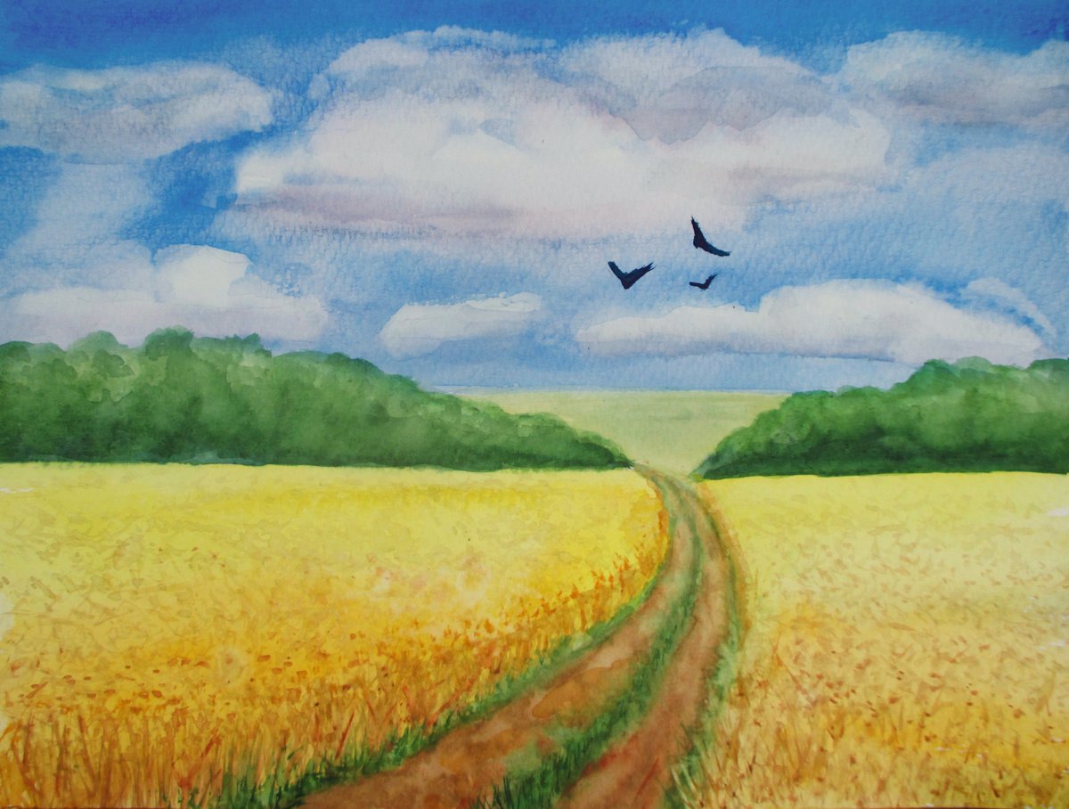 Wheat field by Julia Gogol