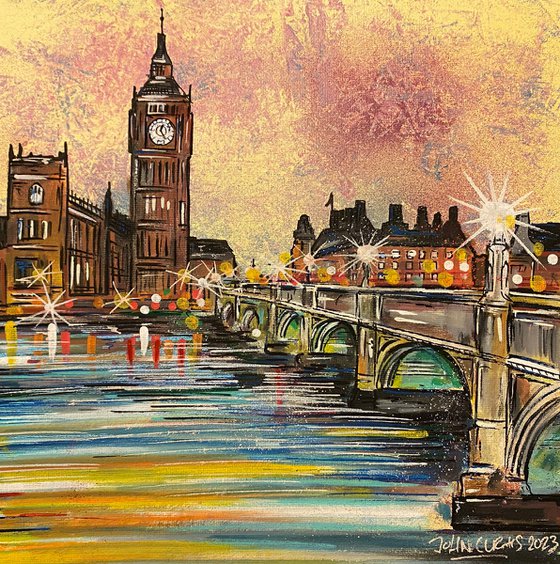 Big Ben - Original on canvas board