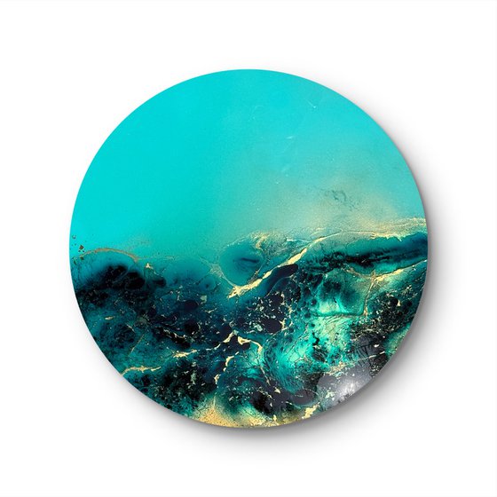 Golden Halo, Blue Depth #3