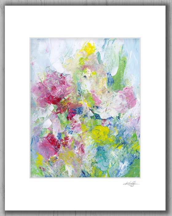 Garden Song 1 - Abstract Flower Art by Kathy Morton Stanion