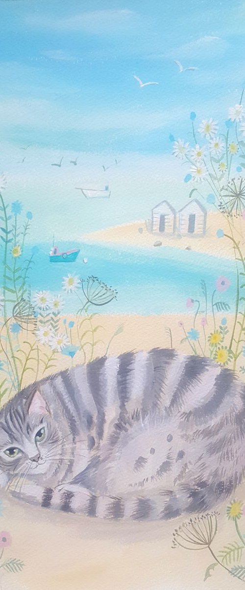 Tabby by the Sea by Mary Stubberfield