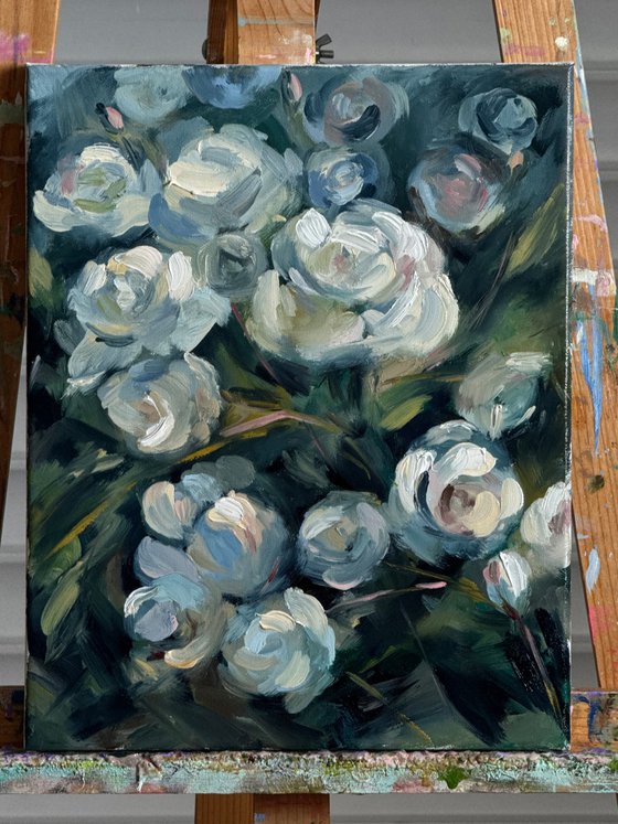 White roses