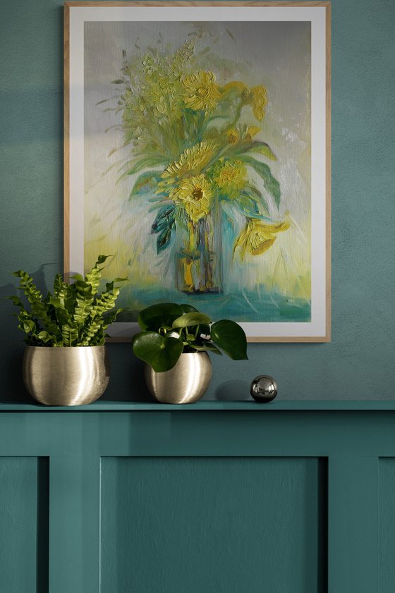 Spring Daffodils in a vase