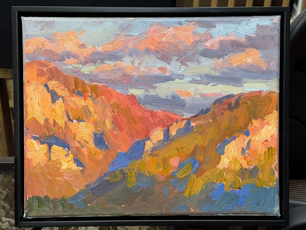 Sunset At Hyalite By Nataliia Nosyk, 15 X 12, Artwork For Sale On Artfinder