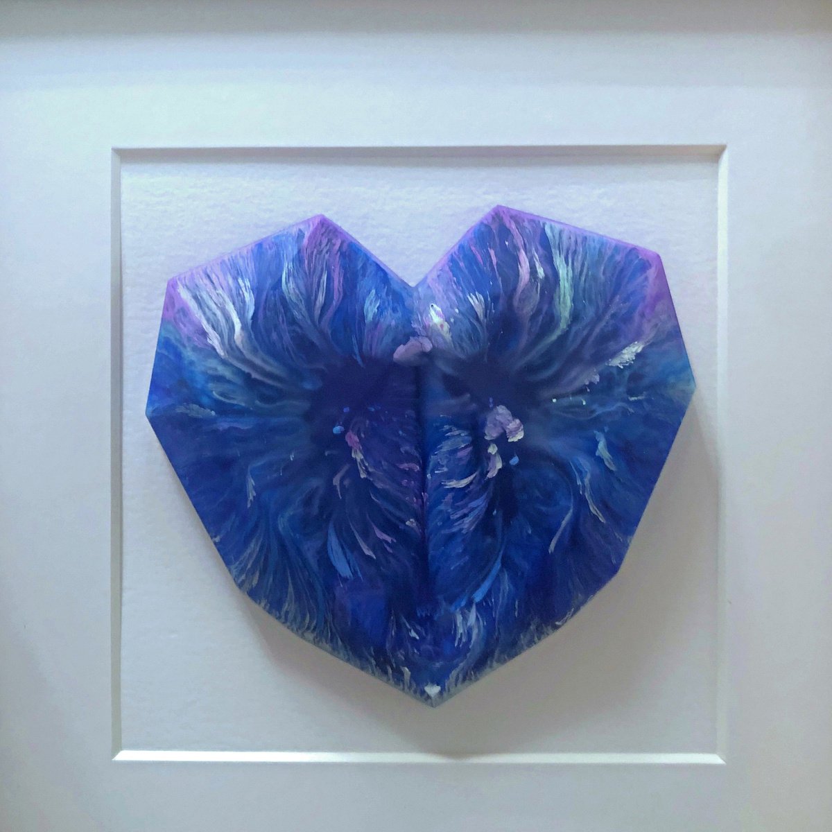 Big Blue Heart #3 by Ana Hefco