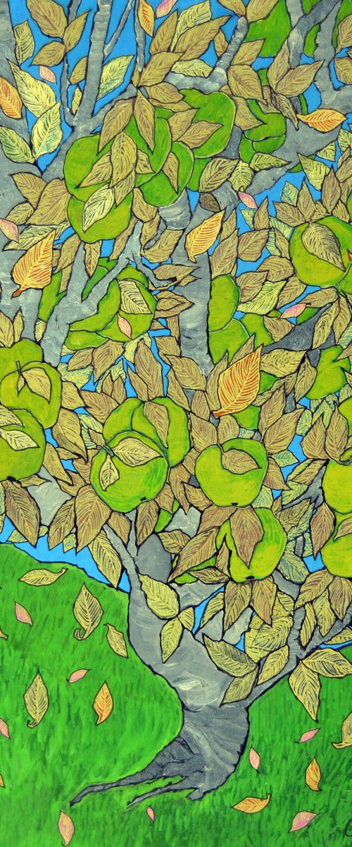 Green Apples by Anna Styrc