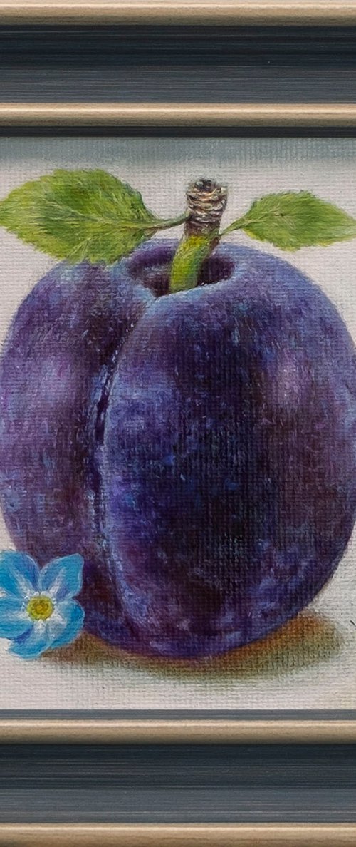 Plum Portrait by Anastasia Woron