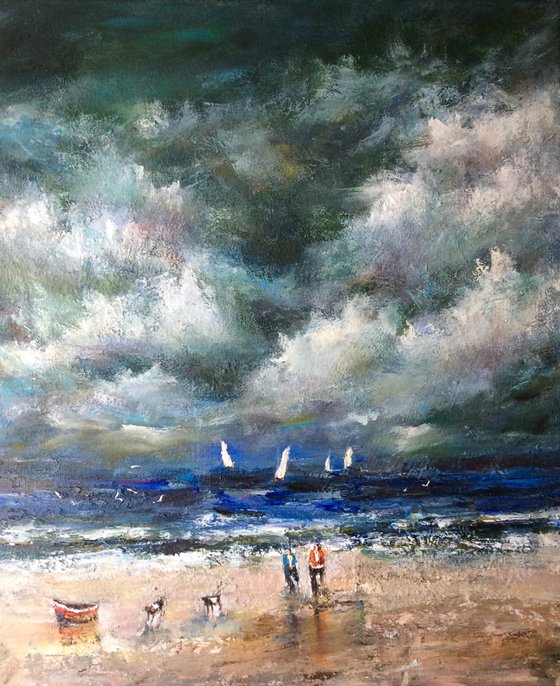 UNDER STORM CLOUDS