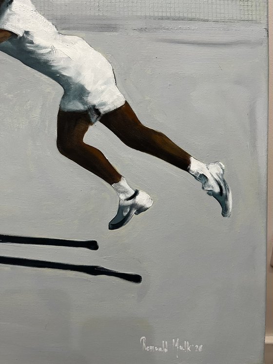 Out of the line. Tennis 5