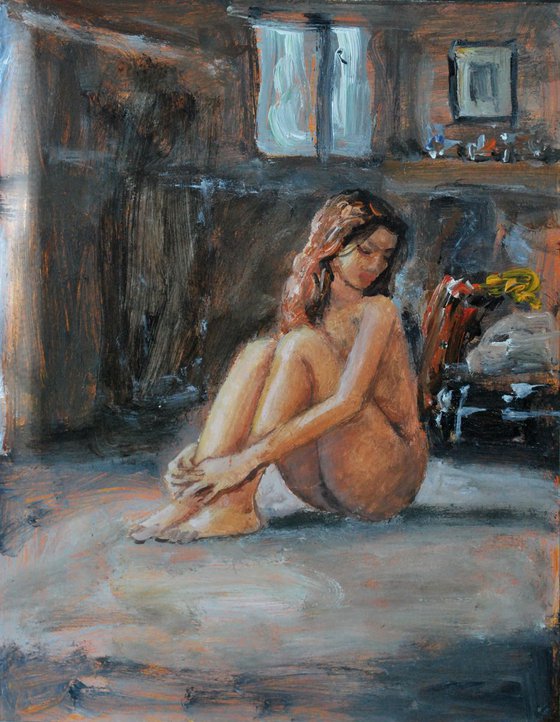 Girl sitting