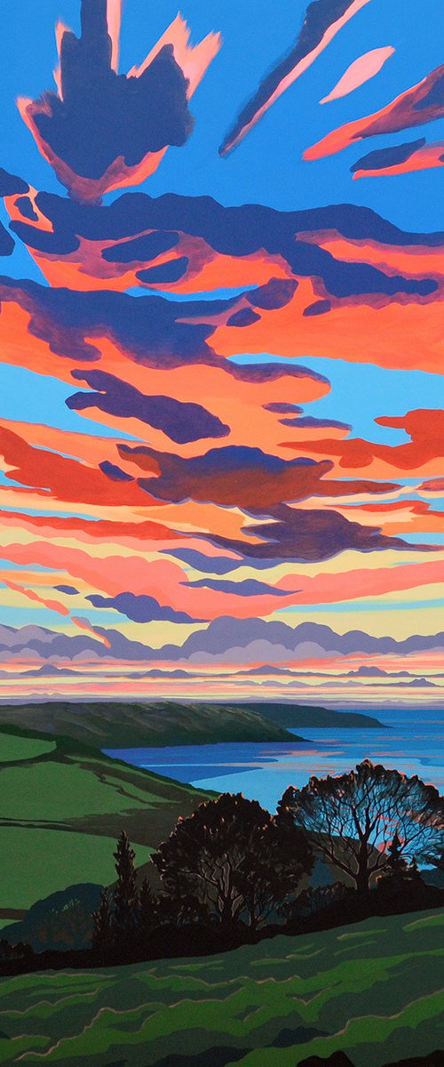 Glorious Sunset by Theresa Shaw