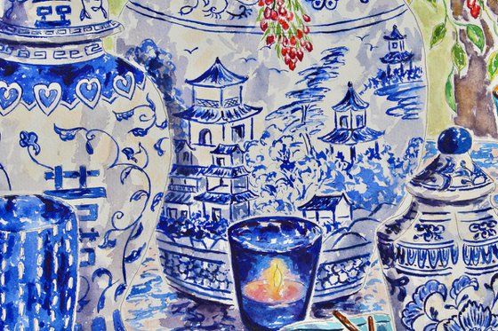 Chinoiserie Table Style