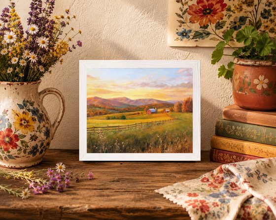 Rustic farm in the countryside