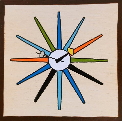 Sunburst Clock by Lunartics